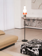 Lampada da Terra in Vetro a Pebble Sovrapposto