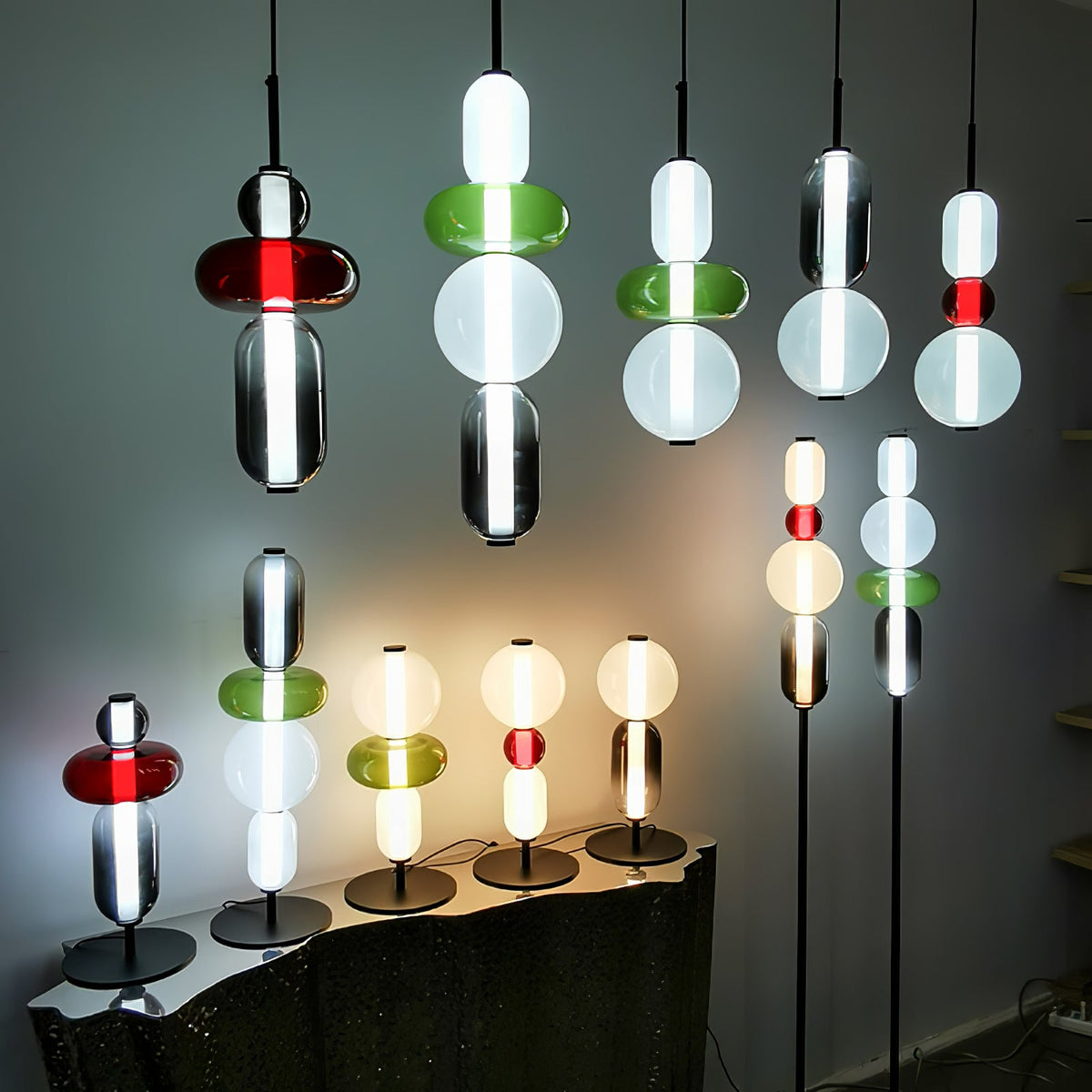 Lampada da Tavolo in Vetro Candito