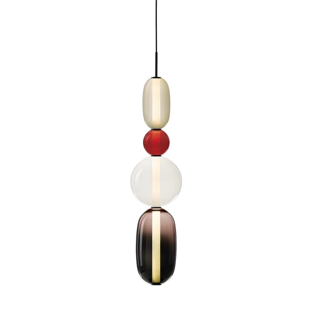 Lampada a Sospensione in Vetro Colorato