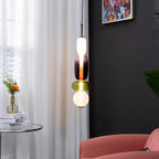 Lampada a Sospensione in Vetro Colorato
