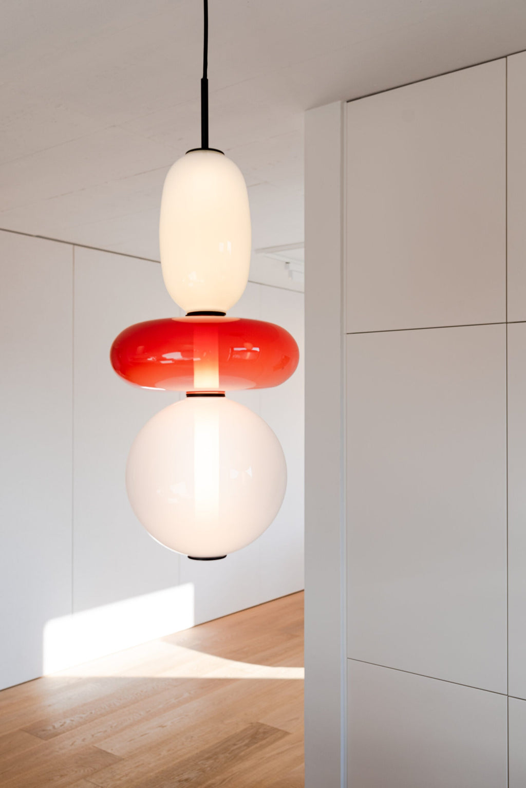 Lampada a Sospensione in Vetro Colorato