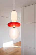 Lampada a Sospensione in Vetro Colorato