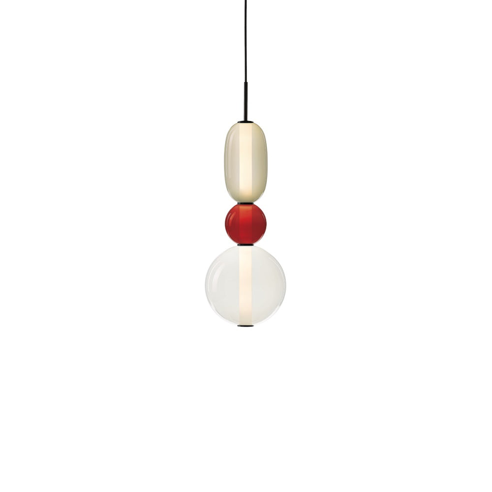 Lampada a Sospensione in Vetro Colorato