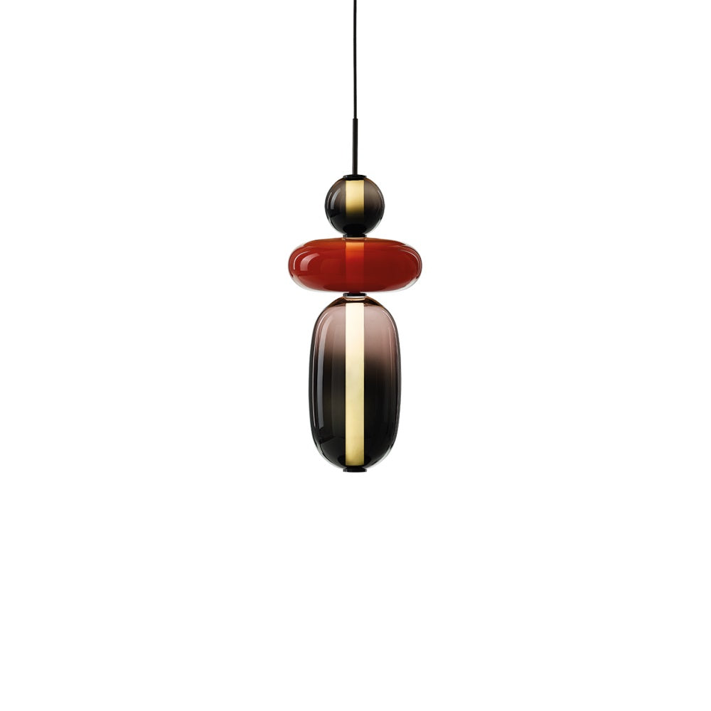 Lampada a Sospensione in Vetro Colorato