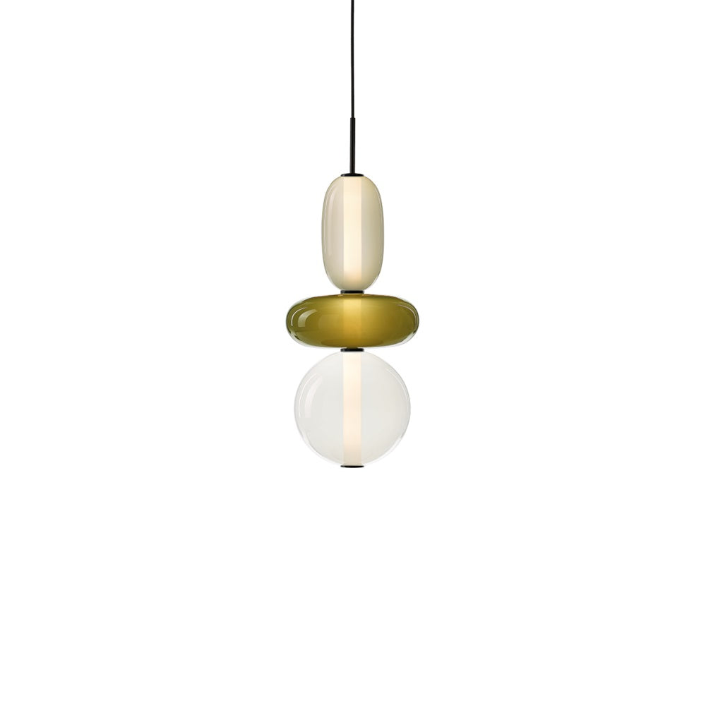 Lampada a Sospensione in Vetro Colorato