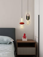 Lampada a sospensione Combo in vetro candito