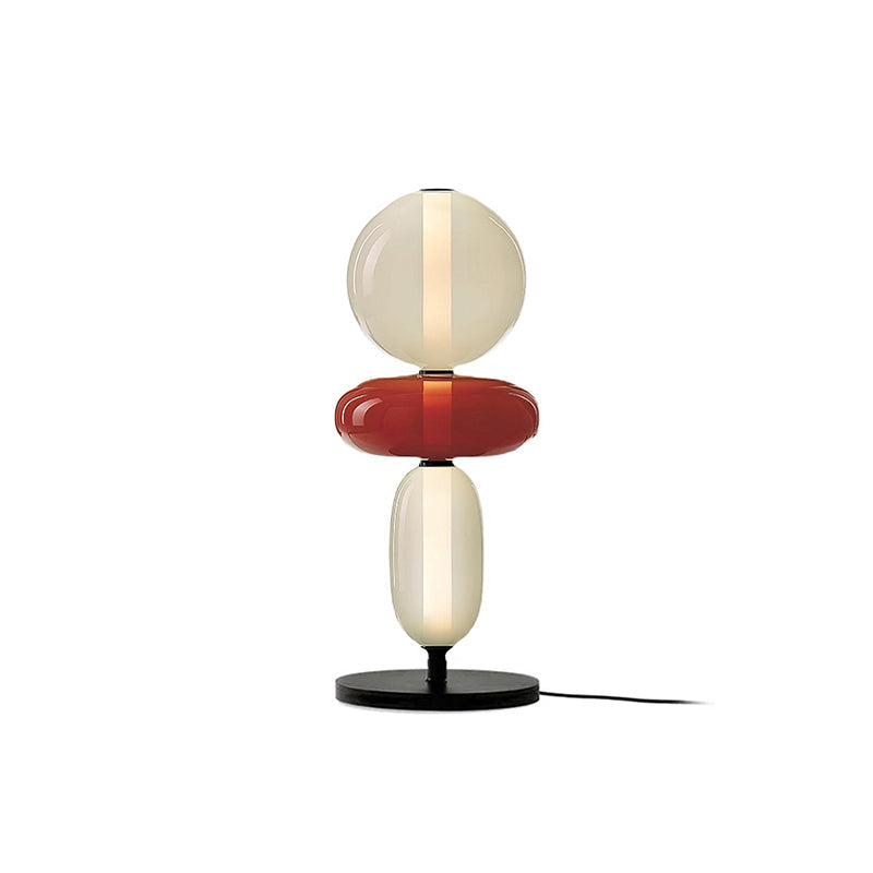 Lampada da Tavolo in Vetro Colorato