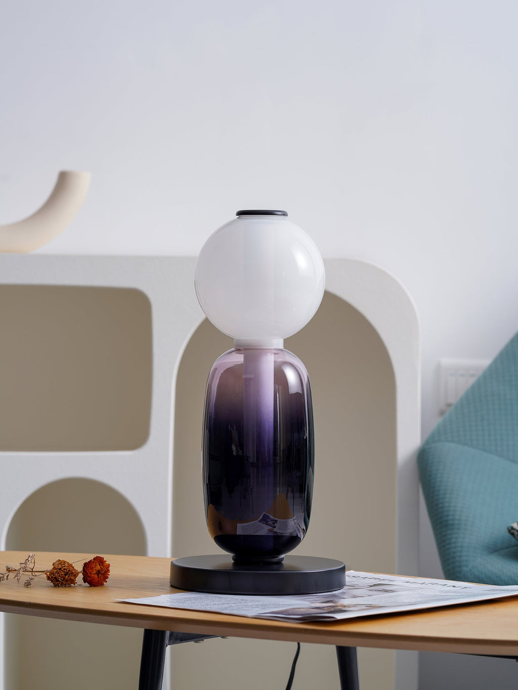 Lampada da Tavolo in Vetro Candito