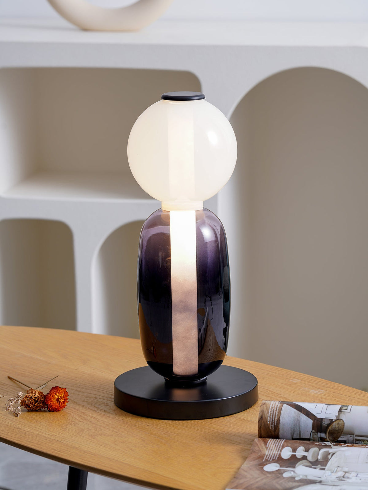 Lampada da Tavolo in Vetro Candito