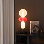 Lampada da Tavolo in Vetro Colorato