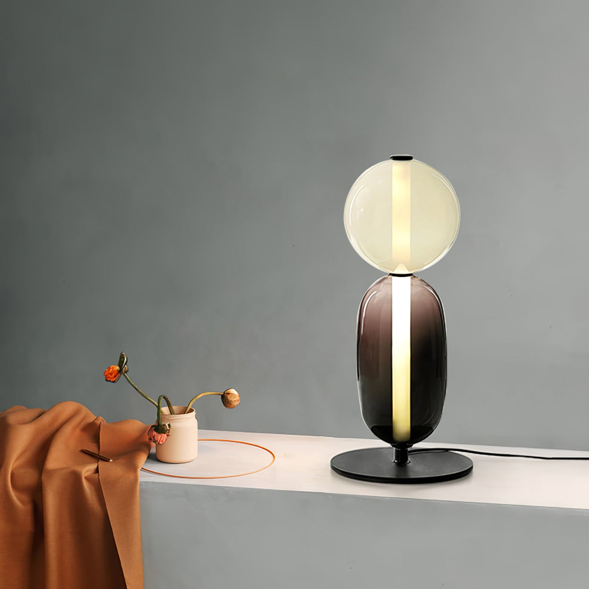 Lampada da Tavolo in Vetro Candito