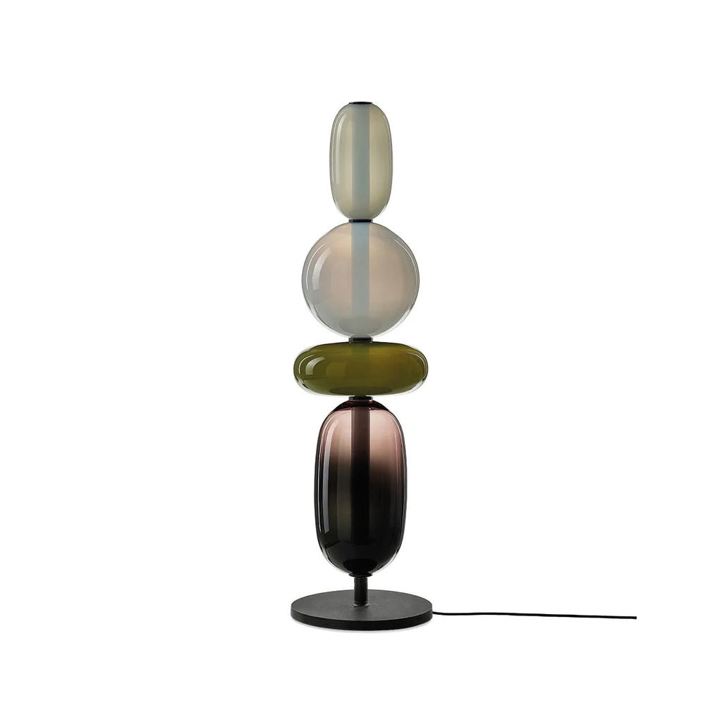 Lampada da Tavolo in Vetro Colorato