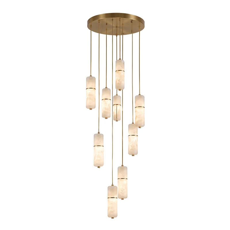 Lampadario Canella Alabastro