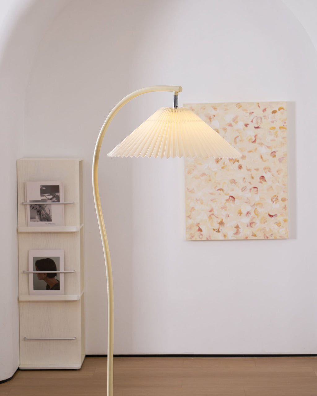Lampada da Terra Crescini Pieghettata
