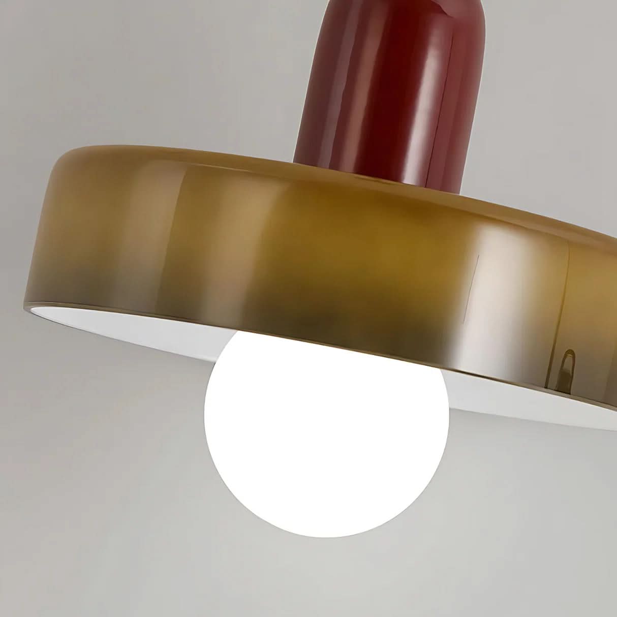 Glarefusion Moderno Lampadario in Vetro LED Stile Bauhaus