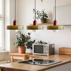 Glarefusion Moderno Lampadario in Vetro LED Stile Bauhaus