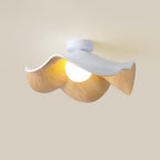 Lampada da soffitto moderna design scultoreo ispirato al legno