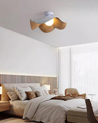 Lampada da soffitto moderna design scultoreo ispirato al legno