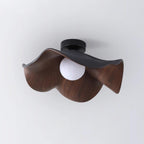 Lampada da soffitto moderna design scultoreo ispirato al legno
