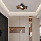 Lampada da soffitto moderna design scultoreo ispirato al legno