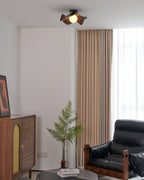 Lampada da soffitto moderna design scultoreo ispirato al legno