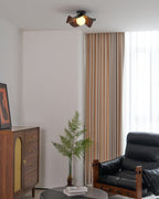 Lampada da soffitto moderna design scultoreo ispirato al legno