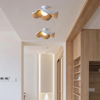 Lampada da soffitto moderna design scultoreo ispirato al legno