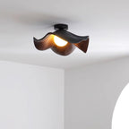 Lampada da soffitto moderna design scultoreo ispirato al legno