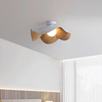 Lampada da soffitto moderna design scultoreo ispirato al legno