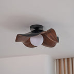 Lampada da soffitto moderna design scultoreo ispirato al legno