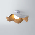 Lampada da soffitto moderna design scultoreo ispirato al legno