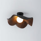 Lampada da soffitto moderna design scultoreo ispirato al legno