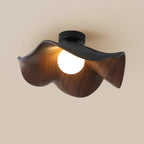 Lampada da soffitto moderna design scultoreo ispirato al legno