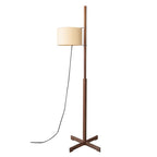 Casvani Lampada da Terra – Legno – Beige – 160 cm – Design Moderno per Soggiorno e Angolo Lettura