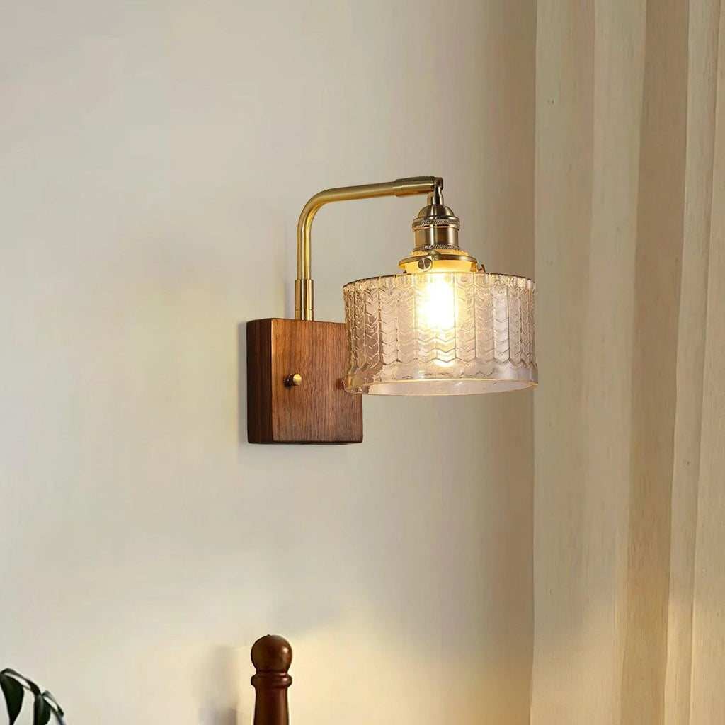 Eleganza Radiante del Bosco Applique da Parete