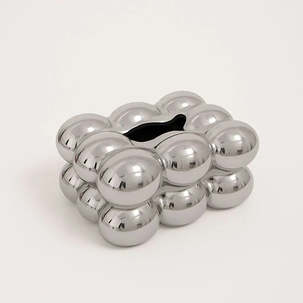 Scatola per Fazzoletti in Ceramica Amelia a Bolle