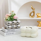 Scatola per Fazzoletti in Ceramica Amelia a Bolle