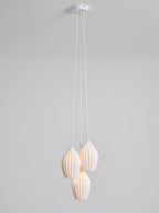 Lampada a sospensione in ceramica con righe