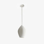 Lampada a sospensione in ceramica con righe