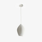 Lampada a sospensione in ceramica con righe
