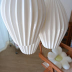 Lampada a sospensione in ceramica con righe