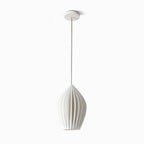 Lampada a sospensione in ceramica con righe