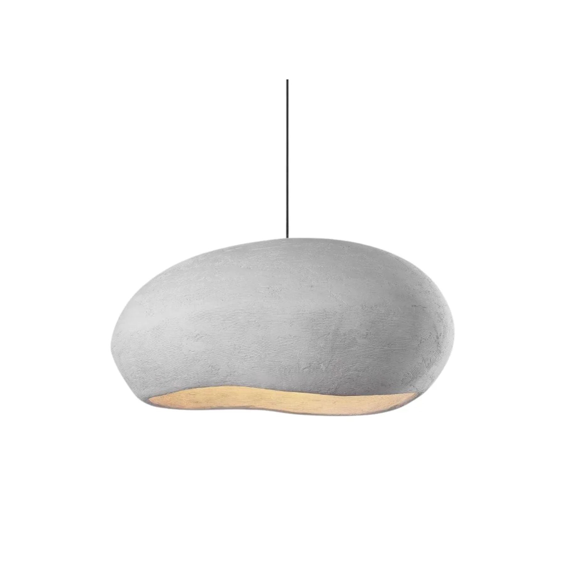 Lampada a sospensione Ceranno – Composito in schiuma – Bianco – Regolabile in altezza – Design moderno