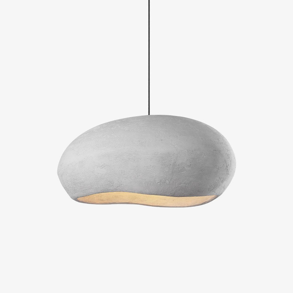 Lampada a sospensione Ceranno – Composito in schiuma – Bianco – Regolabile in altezza – Design moderno