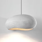 Lampada a sospensione Ceranno – Composito in schiuma – Bianco – Regolabile in altezza – Design moderno
