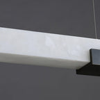 Ceyri Lampadario – Alabastro & Ottone – Bianco – Ø 30 cm – Design Moderno