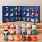 SquishJoy Set di Sorprese per le Vacanze | Calendario dell'Avvento festivo pieno di Squishmallows abbracciabili!