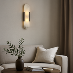 Lunessa | Applique in Marmo con Luce Ambientale Morbida per Interni Moderni