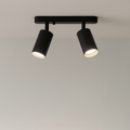 Faretto da soffitto a doppia testa regolabile