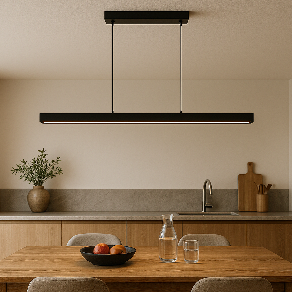 Lampada a sospensione scandinava minimalista lineare